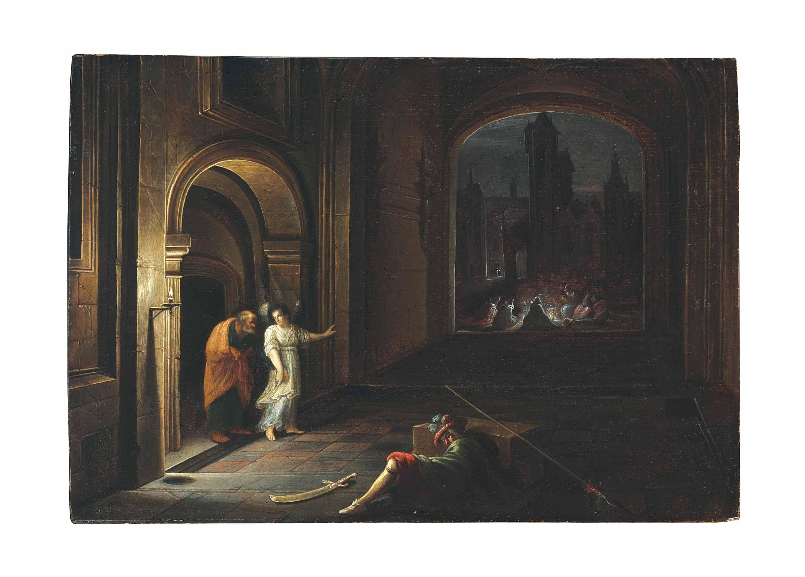Hendrick van Steenwijk II - The Liberation Of Saint Peter