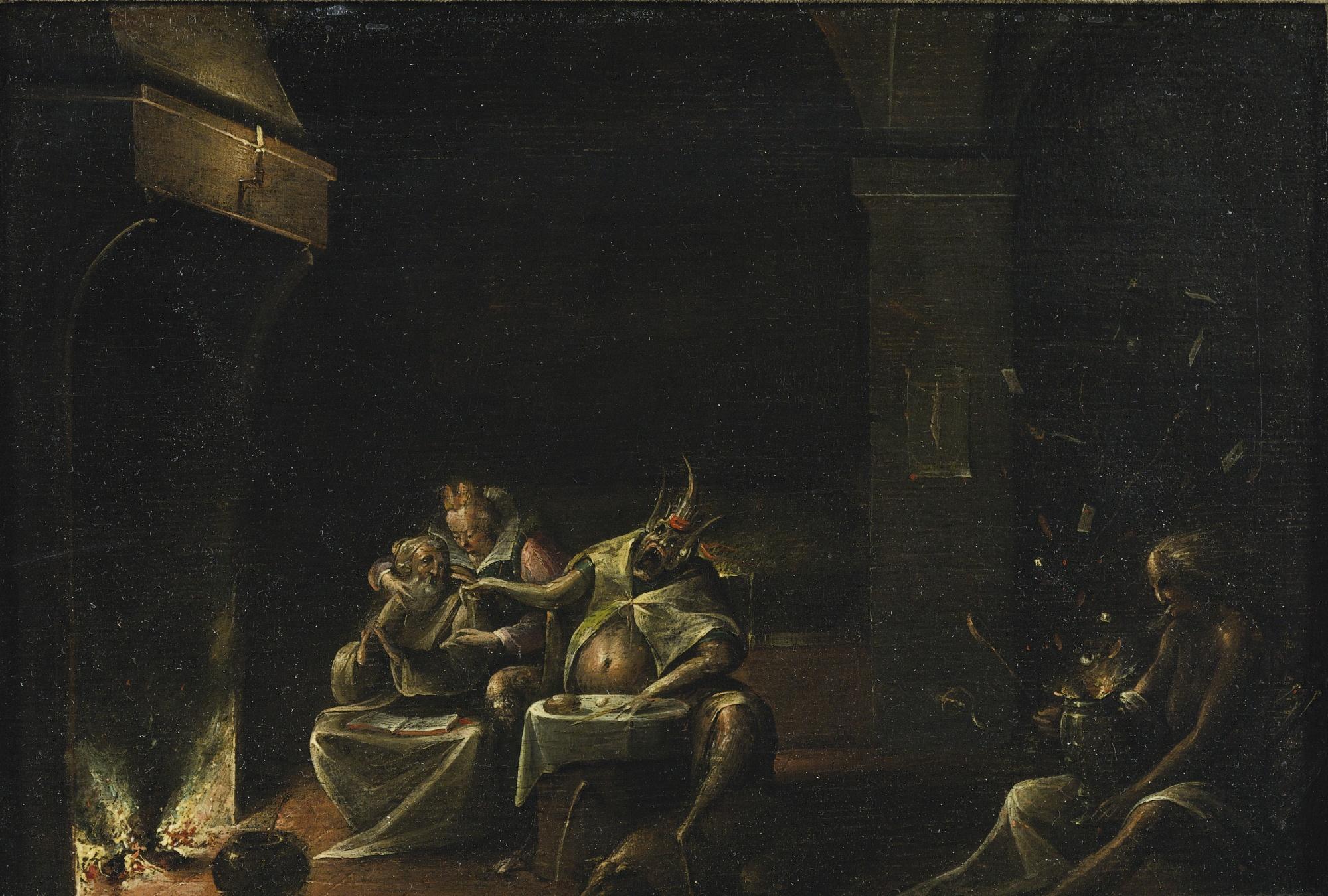 Hendrick Van Steenwyck The Younger - The Temptation Of St. Jerome