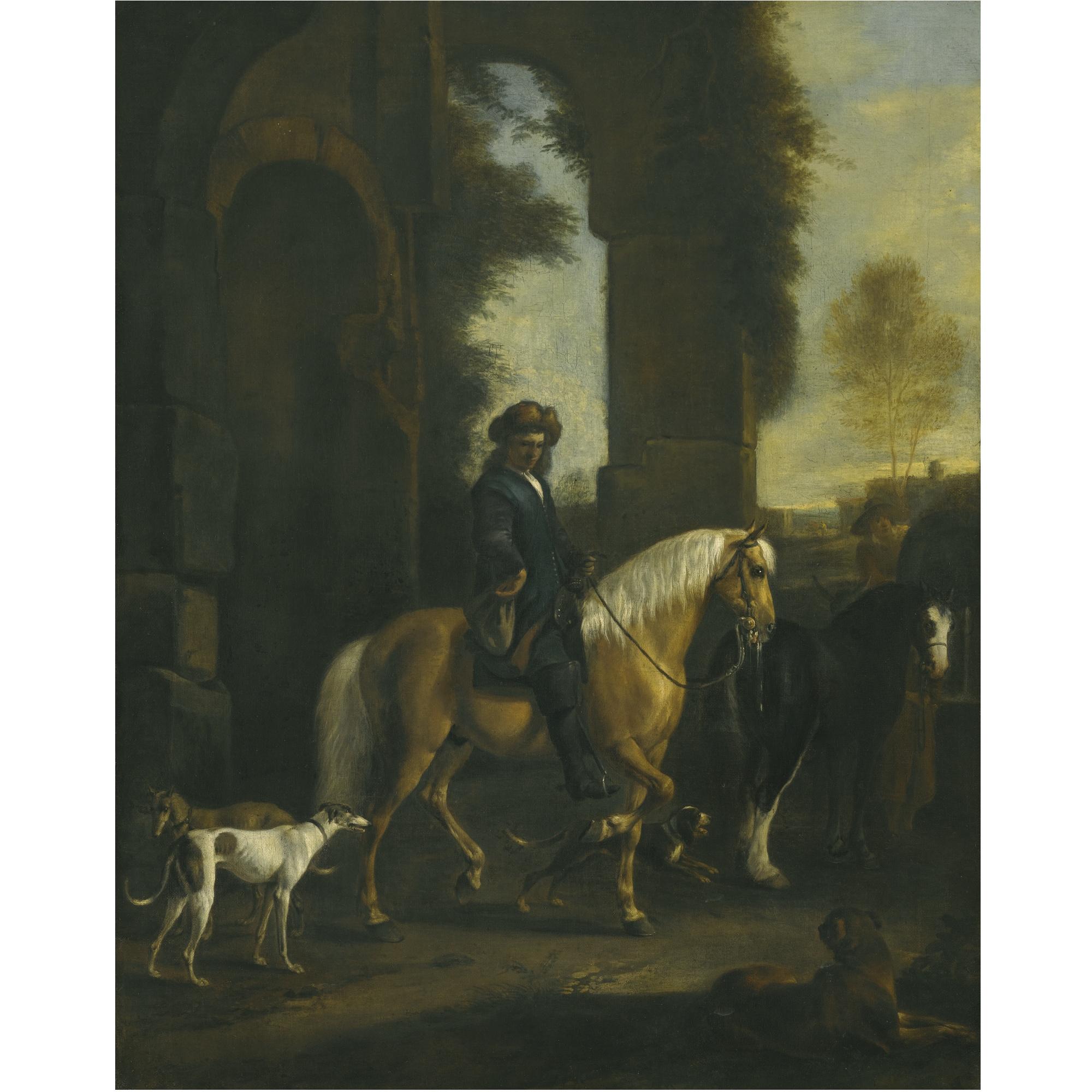 Hendrick Verschuring - Riders In A Landscape