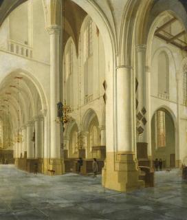 Hendrik Cornelisz. van Vliet - Kircheninterieur (St. Bavo in Haarlem?).