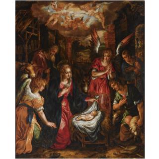 Hendrik de Clerck - The Adoration Of The Shepherds