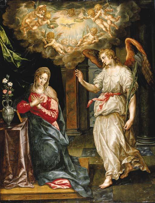Hendrik de Clerck - The Annunciation