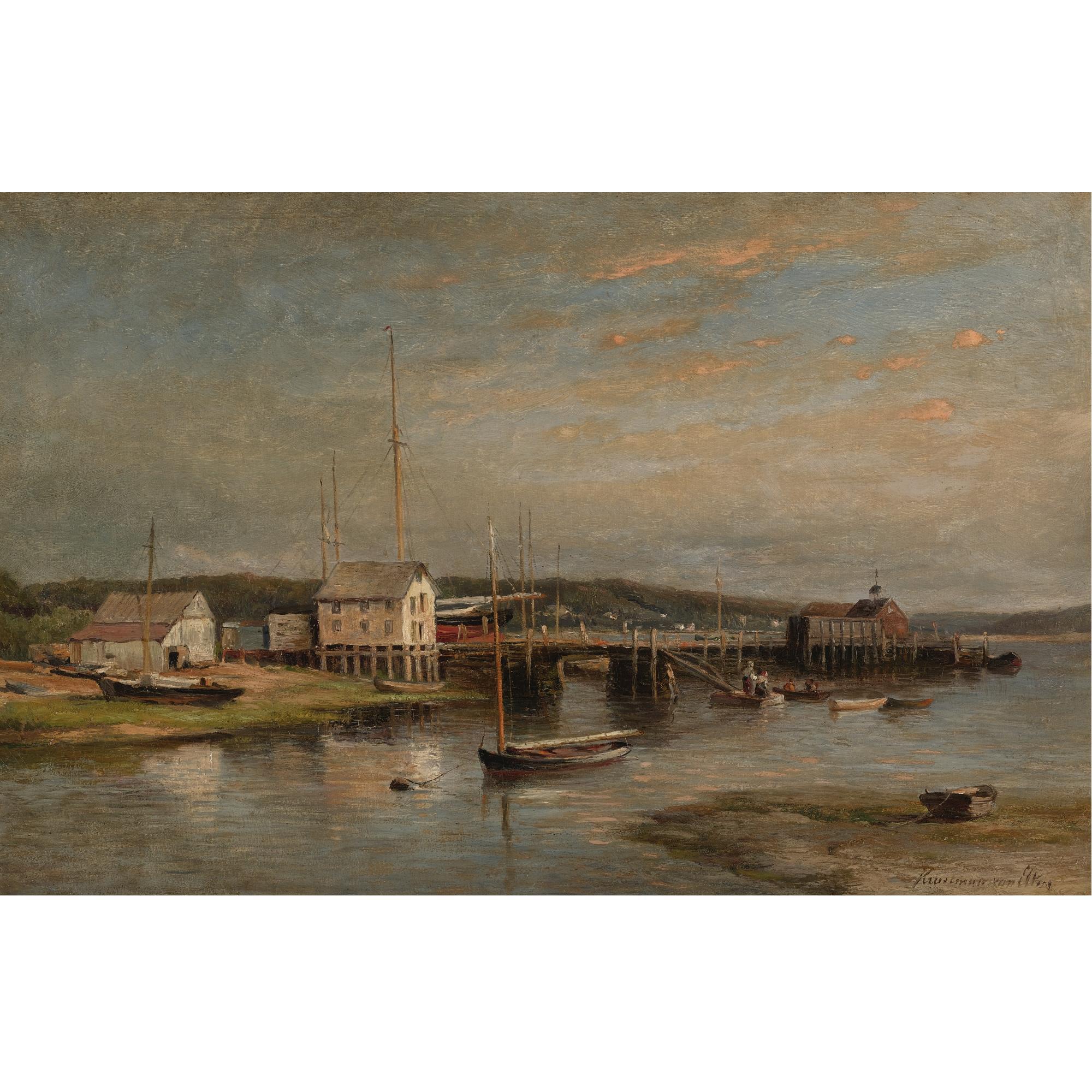 Hendrik Dirk Kruseman van Elten - Evening, Cold Spring Harbor
