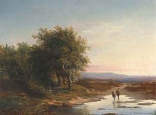 Hendrik Dirk Kruseman Van Elten - The evening stroll