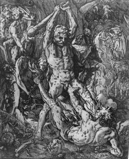 Hendrik Goltzius - Hercules and Cacus