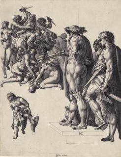 Hendrik Goltzius - The Massacre of the Innocents (B. 23; Holl. 17; Strauss 206)