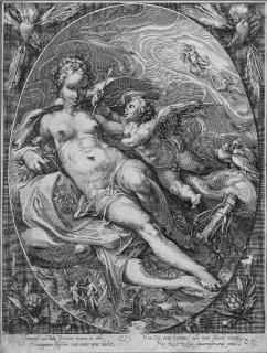 Hendrik Goltzius - Venus, from Four Deities (H. 140; S. 329)