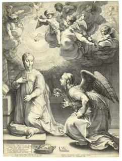 Hendrik Goltzius - Verkündigung