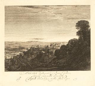 Hendrik Goudt - Aurora, Landschaft in der Morgendämmerung