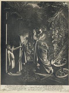 Hendrik Goudt - Ceres seeking her Daughter (Bartsch, Hollstein 5)