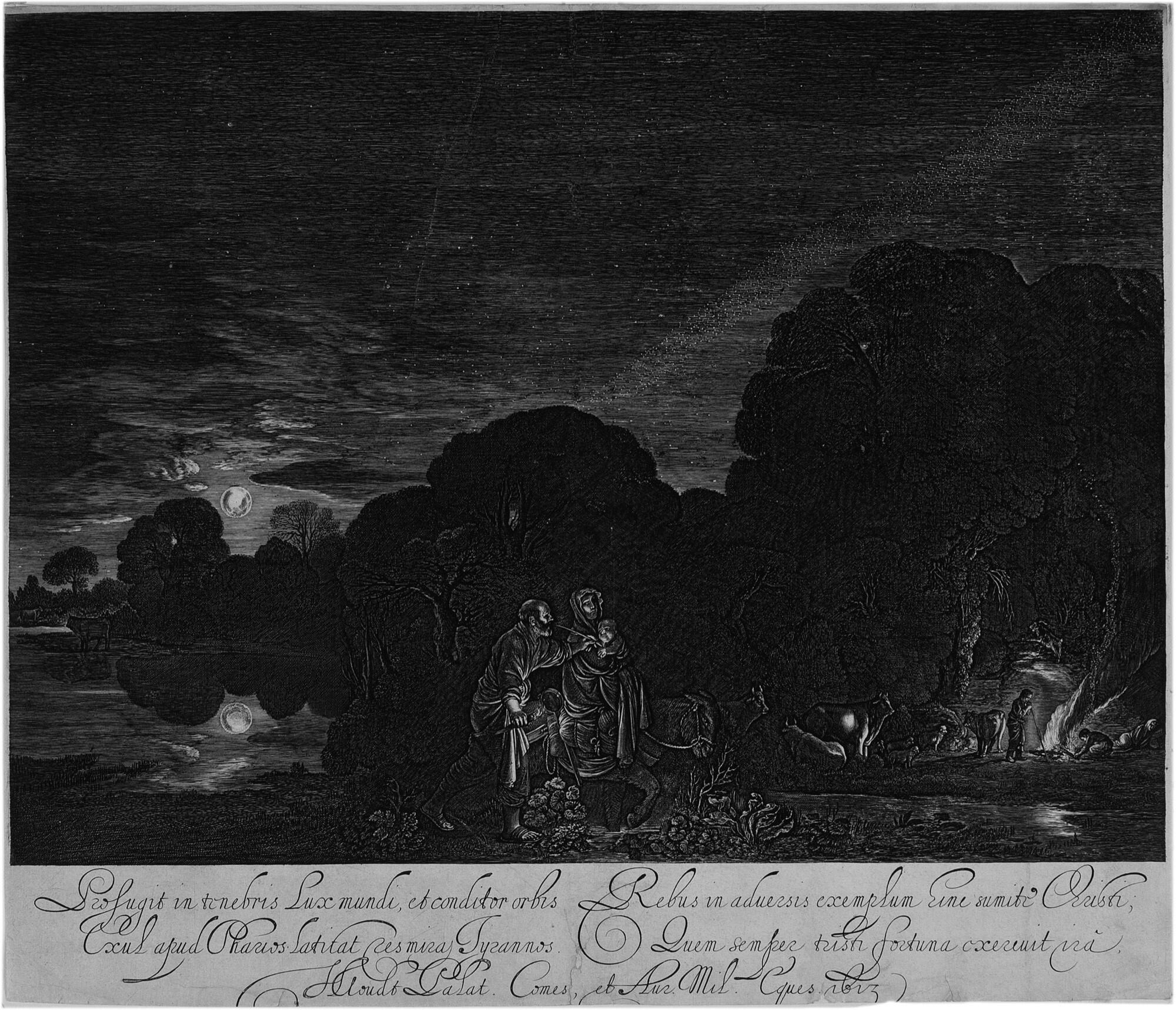 Hendrik Goudt - Die Flucht nach Ägypten.