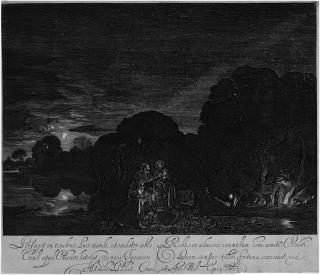 Hendrik Goudt - Die Flucht nach Ägypten.