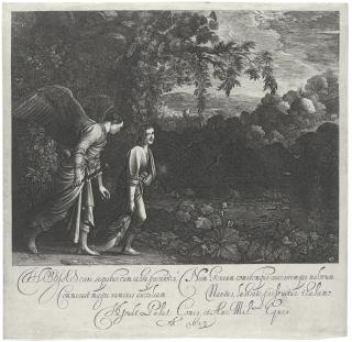 Hendrik Goudt - Tobias With The Angel Dragging The Fish (Hollstein 2)