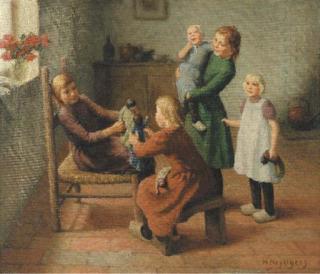 Hendrik Heyligers - Playing with dolls