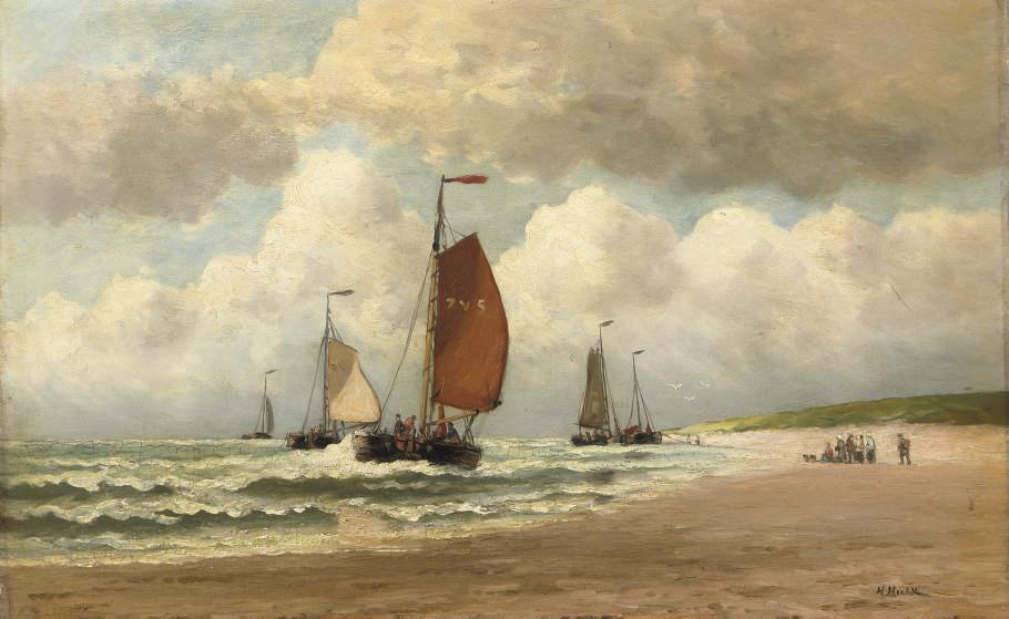 Hendrik Hulk - The Arrival Of The Fishing Fleet