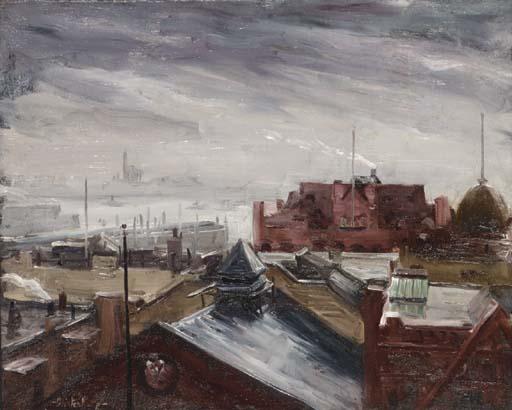 Hendrik J. Glintenkamp - Rooftops, Hoboken