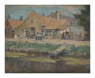 Hendrik Jan Wolter - A view on Bunschoten