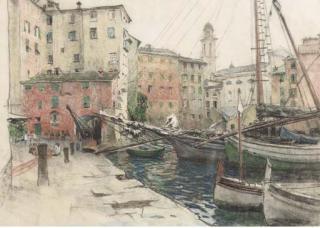 Hendrik Jan Wolter - Harbour of Camogli
