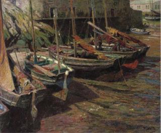 Hendrik Jan Wolter - Harbour of Polperro