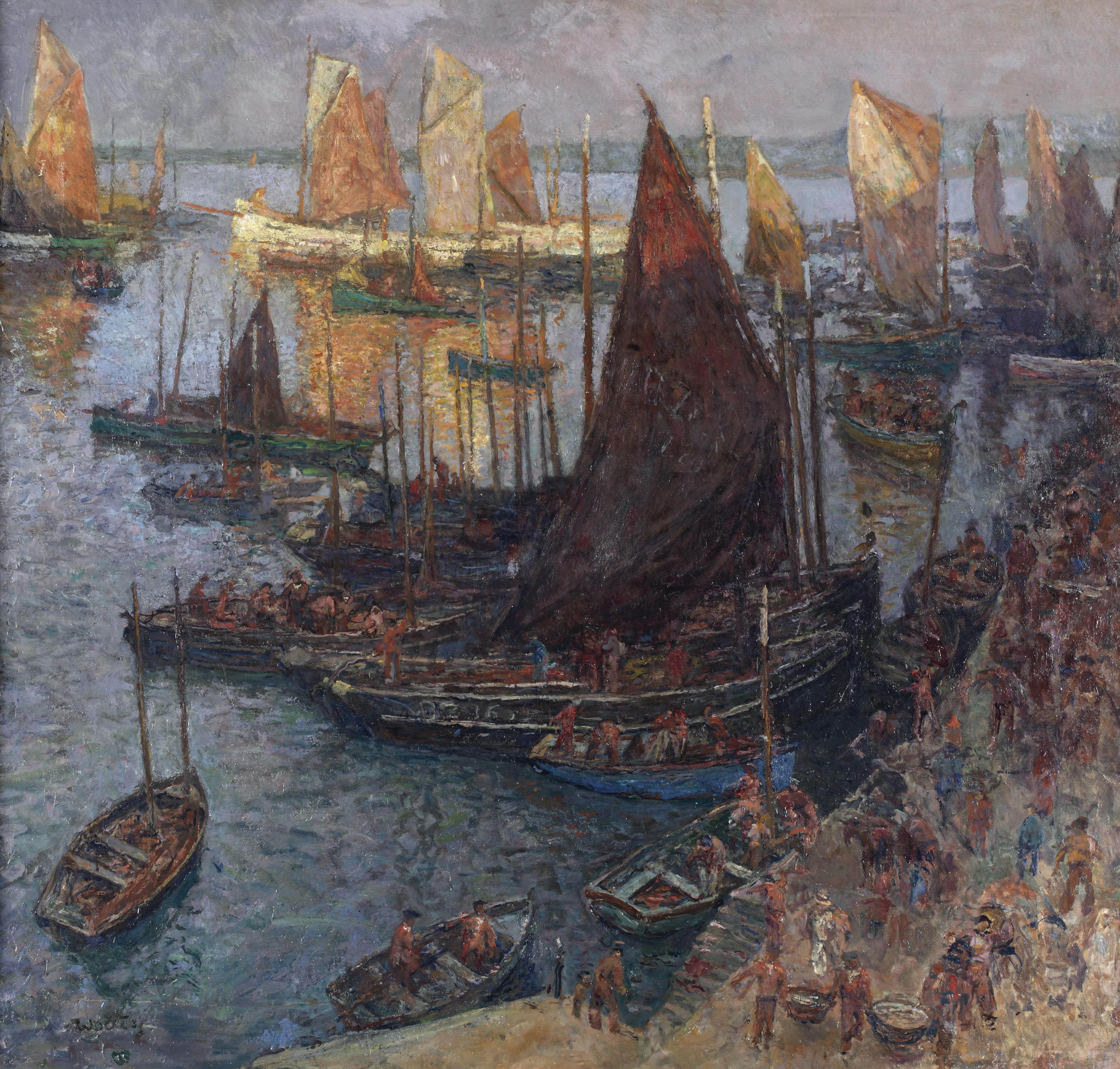 Hendrik Jan Wolter - Le Retour des Thoniers, Douarnenez