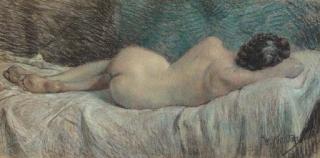 Hendrik Jan Wolter - Reclining nude