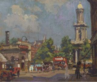 Hendrik Jan Wolter - View of the city of London