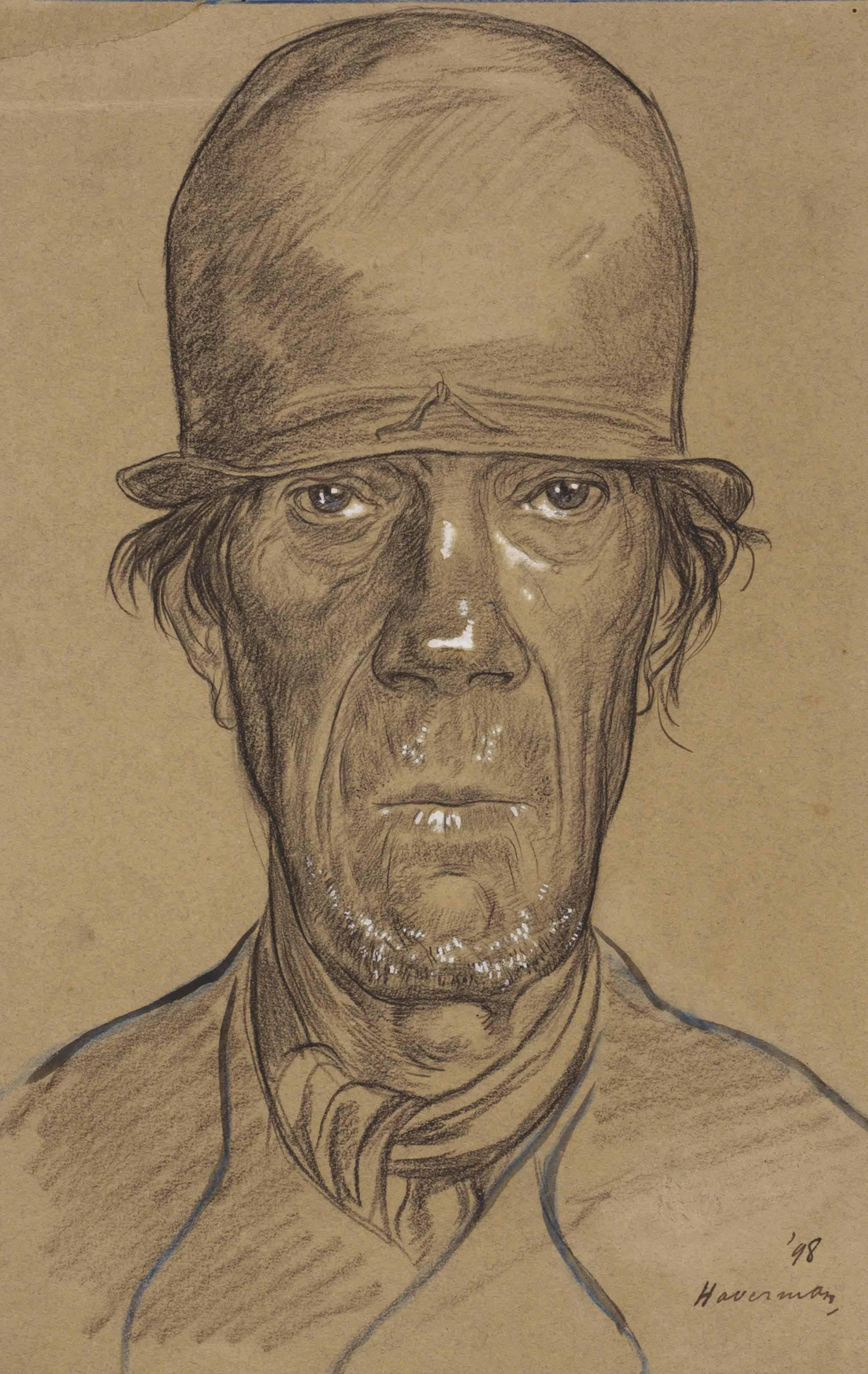 Hendrik Johannes Haverman - Portrait Of A Farmer, Possibly From Zeeland