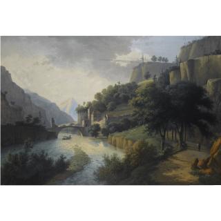 Hendrik Johannes Knip - View Of The Bridge At San Moritz, Switzerland