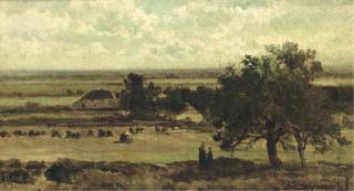 Hendrik Johannes Weissenbruch - Extensive farmlands