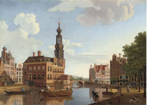 Hendrik Keun - The Singel With The Munttoren, Amsterdam