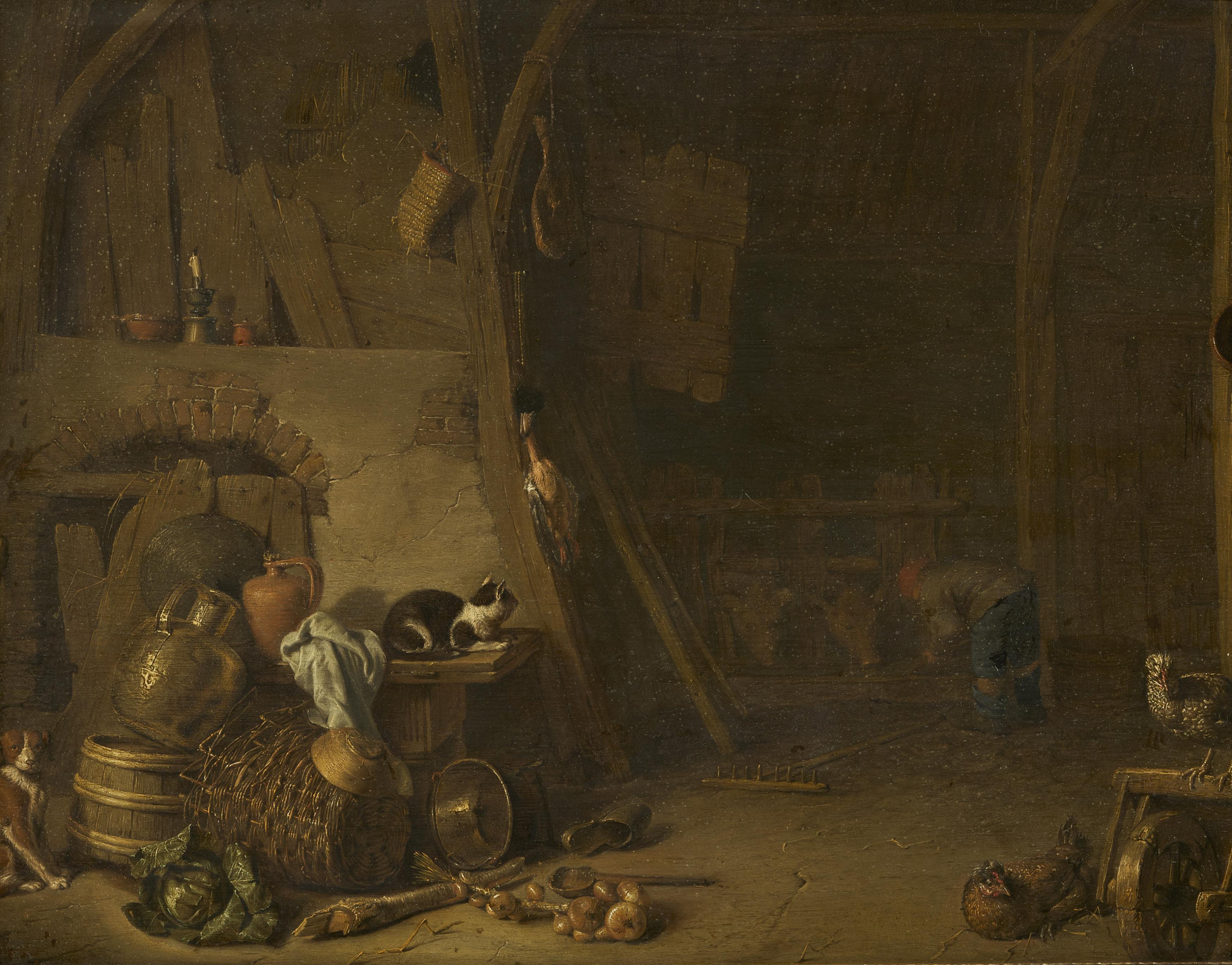 Hendrik Martensz. Sorgh - Stallinterieur.