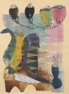 Hendrik Nicolaas Werkman - Compositie Met Plantenvormen