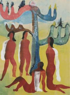 Hendrik Nicolaas Werkman - Vrouweneiland, Blad VIII