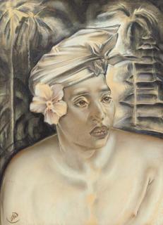 Hendrik Paulides - Portrait of a Balinese man