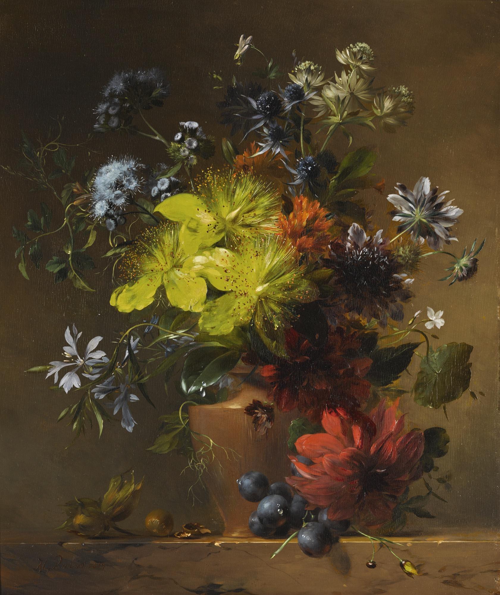 Hendrik Reekers - Dutch Autumnal Flower Still Life