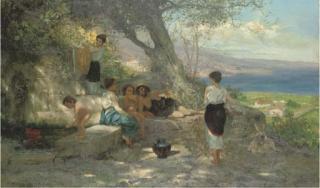 Hendrik Siemiradzki - An Arcadian Afternoon