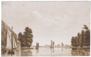 Hendrik Spilman - View On The River Vecht, Near Maarssen