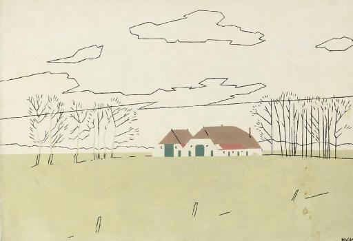 Hendrik Valk - Boerderij in Joppe - opus:326