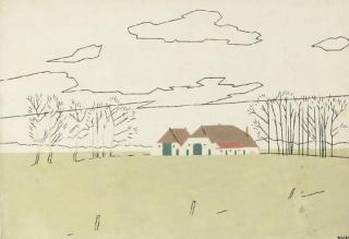 Hendrik Valk - Boerderij in Joppe - opus:326