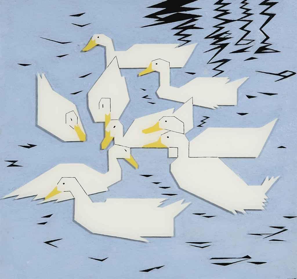 Hendrik Valk - Eenden (opus:1389): Ducks