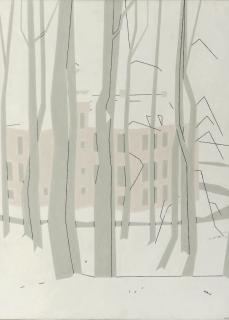 Hendrik Valk - Kasteel Zijpendaal In De Sneeuw