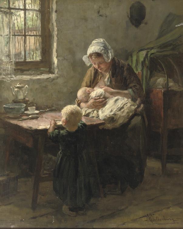 Hendrik Valkenburg - Feeding The Baby