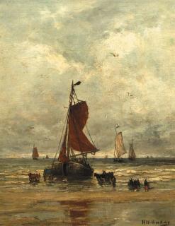 Hendrik Willem Mesdag - Au bord de la mer