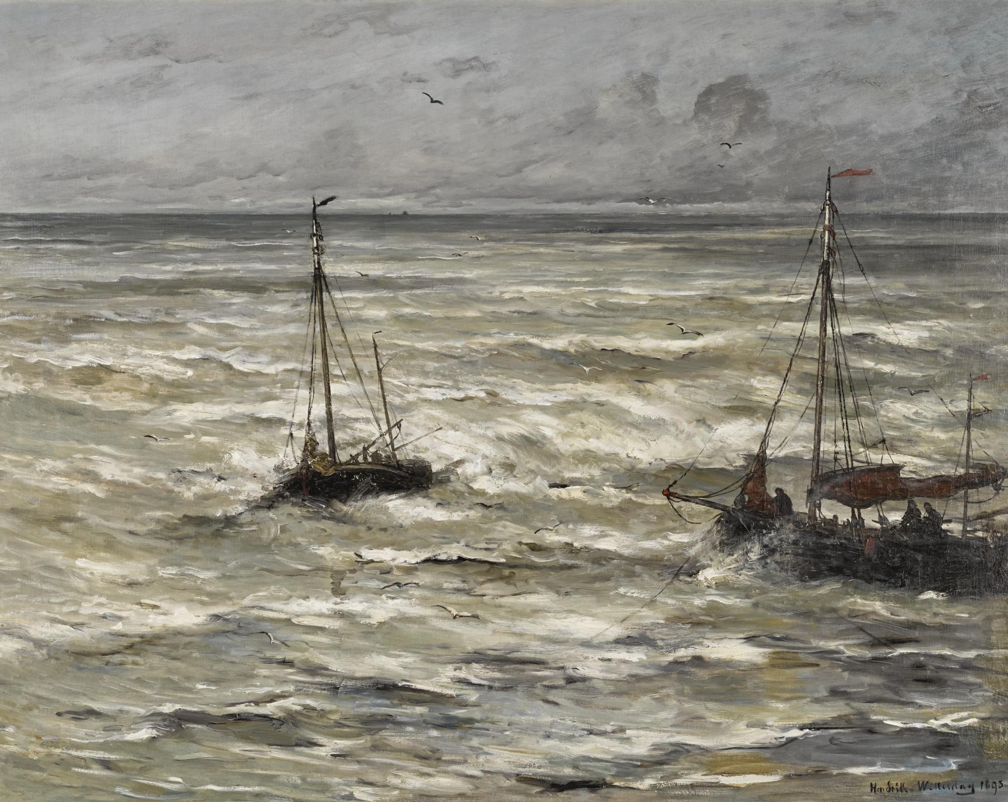 Hendrik Willem Mesdag - Dutch at Sea