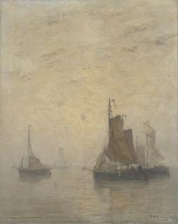 Hendrik Willem Mesdag - Dutch misty Weather