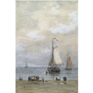 Hendrik Willem Mesdag - Dutch sorting The Catch