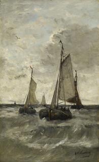 Hendrik Willem Mesdag - Dutch The North Sea 