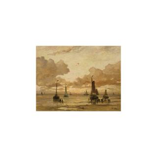 Hendrik Willem Mesdag - Fishing Boats Near The Shore