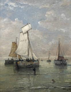 Hendrik Willem Mesdag - Prêt à partir pour la pêche (matin)