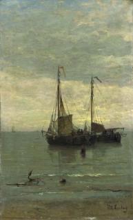 Hendrik Willem Mesdag - The Return of the Fleet